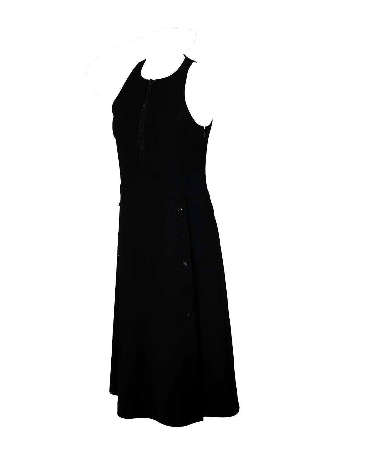 Black Dress from 1970s André Courrèges | The Secret Archive